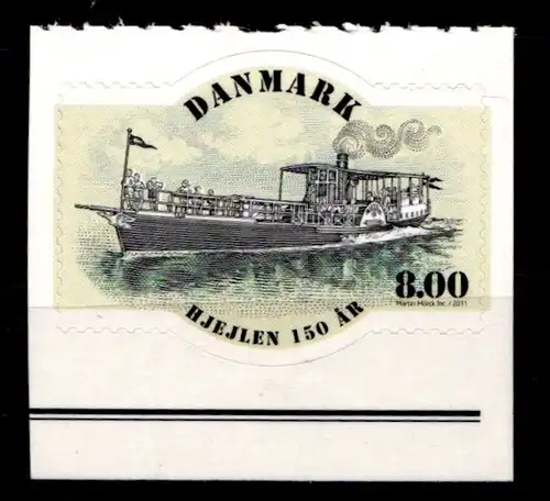 Dänemark 1660 postfrisch Selbstklebend Schifffahrt #GW417