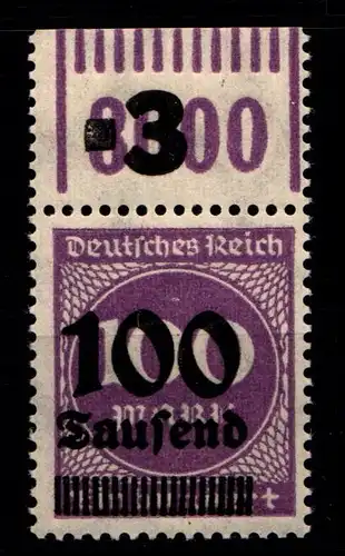Deutsches Reich 289b OPD K i W OR postfrisch 1/11/1, geprüft Infla #HA624