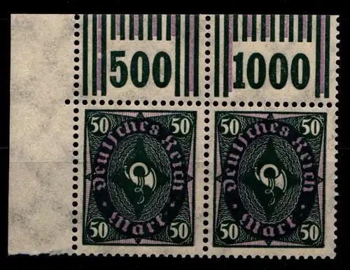 Deutsches Reich 209W OR postfrisch 1/4/1 - 3/7/3 und 1/4/1 - 2/9/2 #HA672