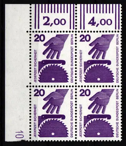 Berlin 404 DZ postfrisch Druckerzeichen #HB630
