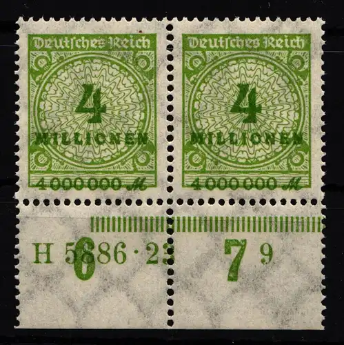 Deutsches Reich 316HAN postfrisch H 5886 23 #HA794