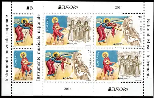 Rumänien Block 586 I + II postfrisch Cept 2014 #GU204