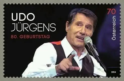 Österreich 3165 postfrisch als 50er Bogen - mittig gefaltet - Udo Jürgens #GZ878