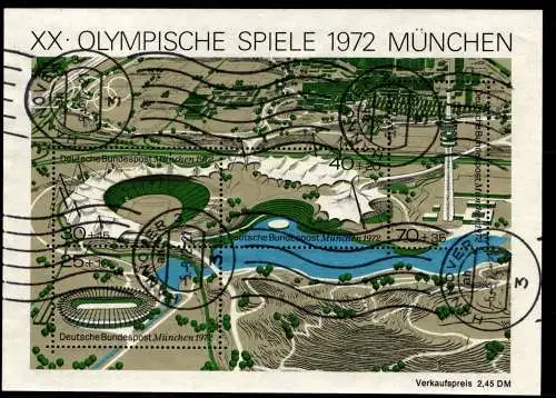 BRD Bund Block 7 gestempelt #HF246