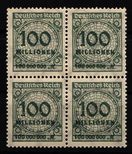 Deutsches Reich 322HT postfrisch 4er Block mit HT #HA814