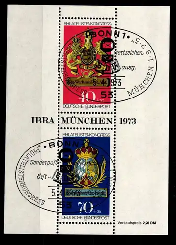 BRD Bund Block 9 gestempelt #HF250