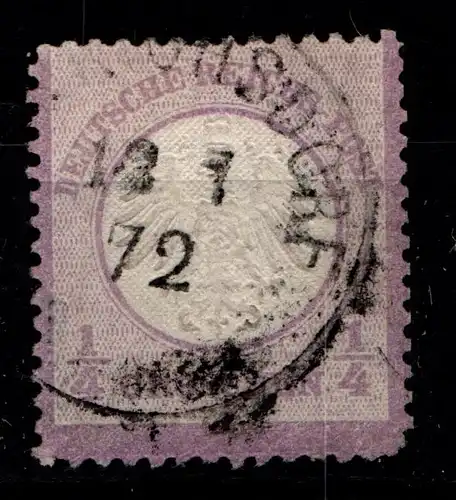 Deutsches Reich 1 gestempelt leichte Mängel, geprüft Sommer BPP #HG503