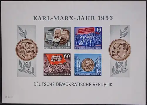 DDR Block 9B postfrisch #HC505