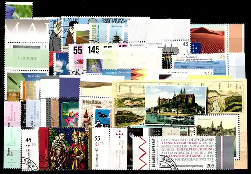 BRD Bund Jahrgang 2011 gestempelt ohne SK #BRD_O_2011