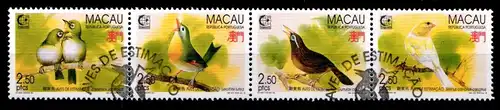 Macau 814-817 postfrisch Viererstreifen #GK268