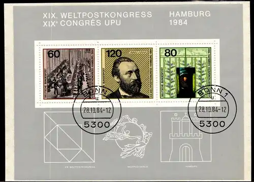 BRD Bund Block 19 gestempelt #HF270