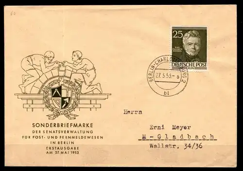 Berlin FDC 98 gestempelt #GU258