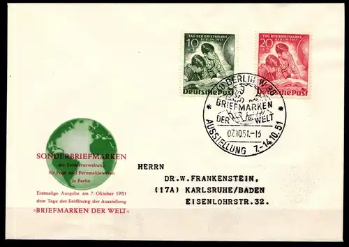 Berlin FDC 80-81 gestempelt #GU284