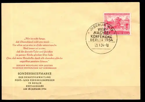 Berlin FDC 116 gestempelt #GU298
