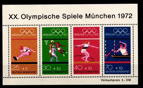 BRD Bund Block 8 postfrisch #HF247