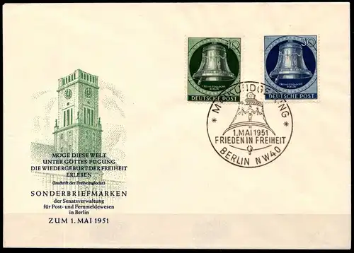 Berlin FDC 76 + 78 gestempelt #GU319