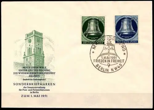 Berlin FDC 76 + 78 gestempelt #GU319