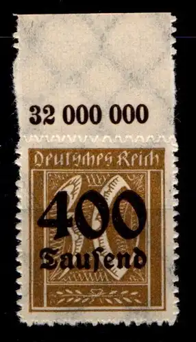 Deutsches Reich 299P OR postfrisch #HA189