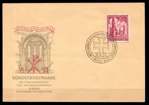 Berlin FDC 108 gestempelt #GU306