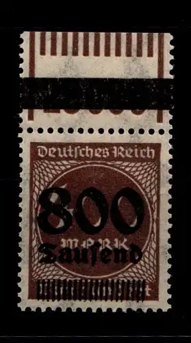 Deutsches Reich 305 OPD F c W OR postfrisch 1/11/1 #HA346