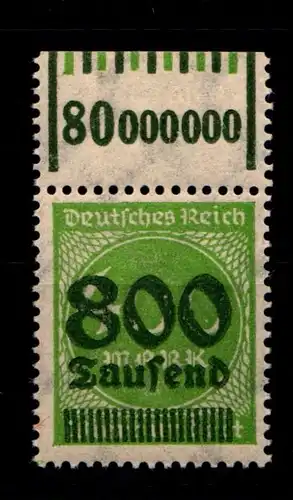 Deutsches Reich 306AW OR postfrisch 0/6/0 - 1/5/1 #HA286