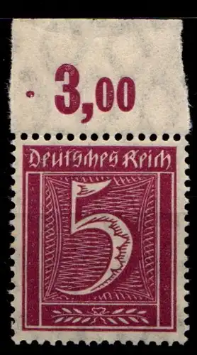 Deutsches Reich 158P OR postfrisch #HA167