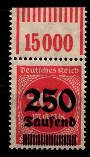 Deutsches Reich 296 OPD a W OR postfrisch 1/11/1 #HA550