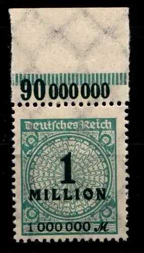 Deutsches Reich 314AP OR postfrisch Platte B #HA208