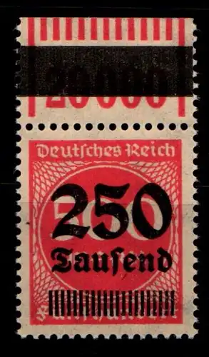 Deutsches Reich 296 OPD C e W OR postfrisch 1/11/1 #HA556