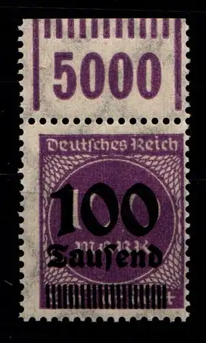 Deutsches Reich 289b OPD D a W OR postfrisch 1/11/1, geprüft Infla #HA590