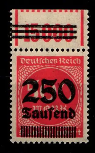 Deutsches Reich 296 OPD H b W OR postfrisch 1/11/1 #HA565