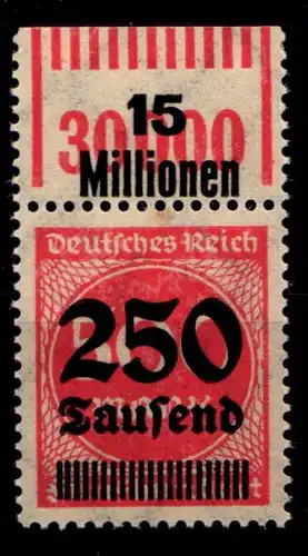 Deutsches Reich 296 OPD G f W OR postfrisch 1/11/1 #HA574