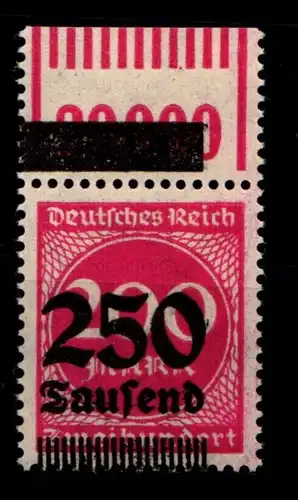 Deutsches Reich 292 OPD B c W OR postfrisch 1/11/1 #HA489