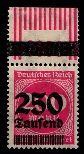 Deutsches Reich 292 OPD B c W OR postfrisch 2/9/2, geprüft Infla #HA499