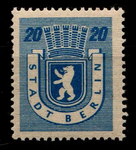 SBZ 6 A waz postfrisch Typenprüfung #HI271