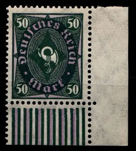 Deutsches Reich 209 postfrisch vom Eckrand #HA673