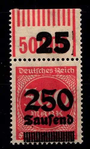 Deutsches Reich 296 OPD K i WOR postfrisch 1/11/1 #HA751