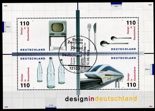 BRD Bund Block 50 gestempelt #HF332