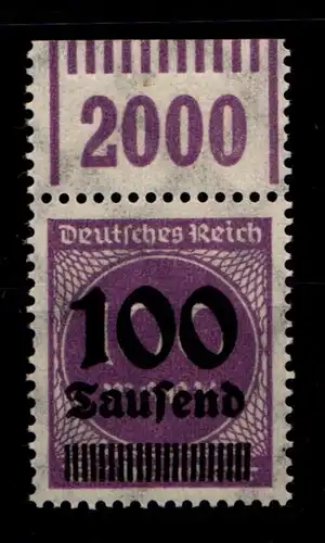 Deutsches Reich 289b OPD a W OR postfrisch 1/11/1 #HA601