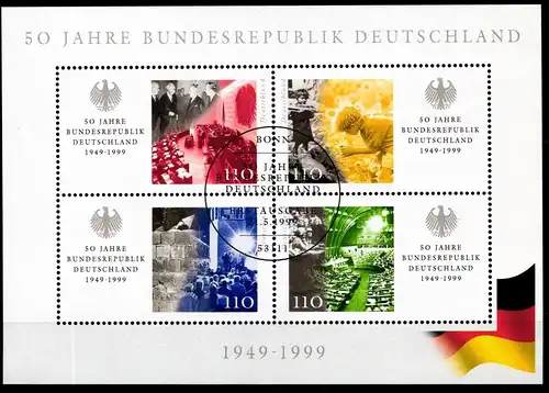 BRD Bund Block 49 gestempelt #HF330