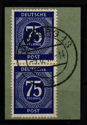 Alliierte Besetzung 934d gestempelt Paar, Attest Schlegel BPP #HH256