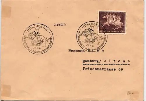 Deutsches Reich 780 als Ersttagsbrief #BD274