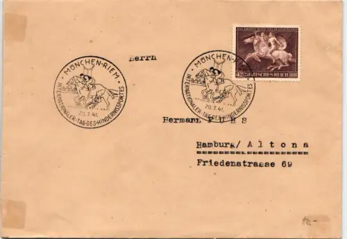 Deutsches Reich 780 als Ersttagsbrief #BD274