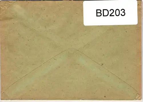 Alliierte Besetzung 951 auf Brief als Mehrfachfrankatur #BD203