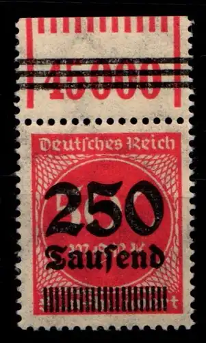 Deutsches Reich 296 OPD H b W OR postfrisch 1/11/1 #HA569