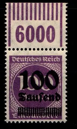 Deutsches Reich 289b OPD a W OR postfrisch 1/11/1 #HA597