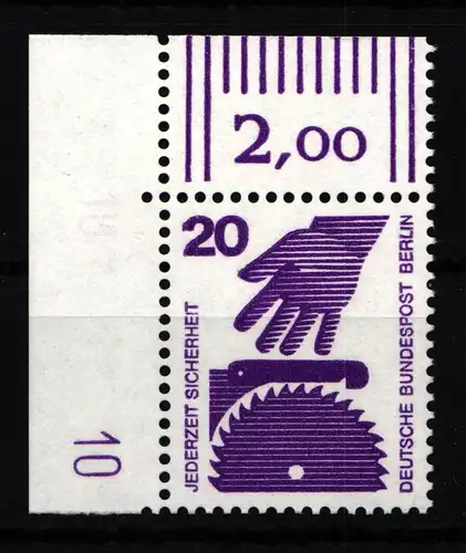Berlin 404 DZ postfrisch Druckerzeichen #HB698