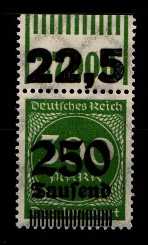 Deutsches Reich 293 OPD K i WOR postfrisch 1/11/1 #HA744