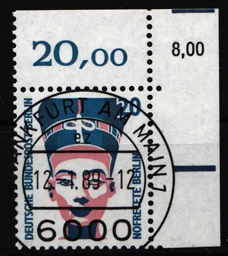 Berlin 831 gestempelt als Eckrand mit KBWZ #HB617