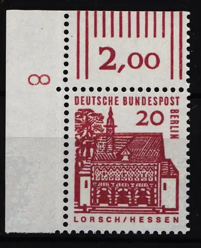 Berlin 244 DZ postfrisch Druckerzeichen #HB646